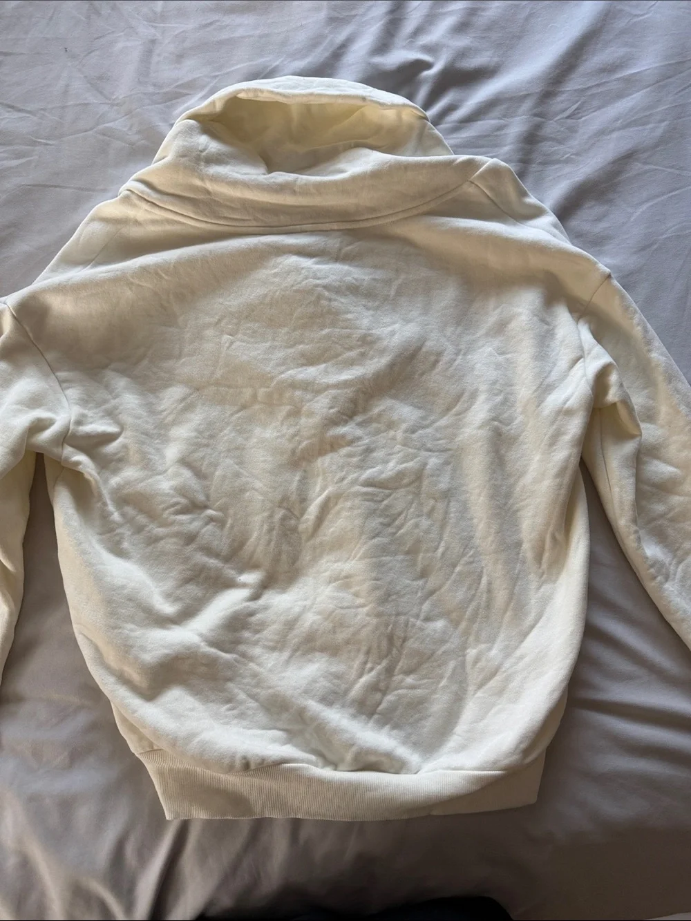 Women’s Saint Laurent Cream Turtleneck Pullover Sweatshirt